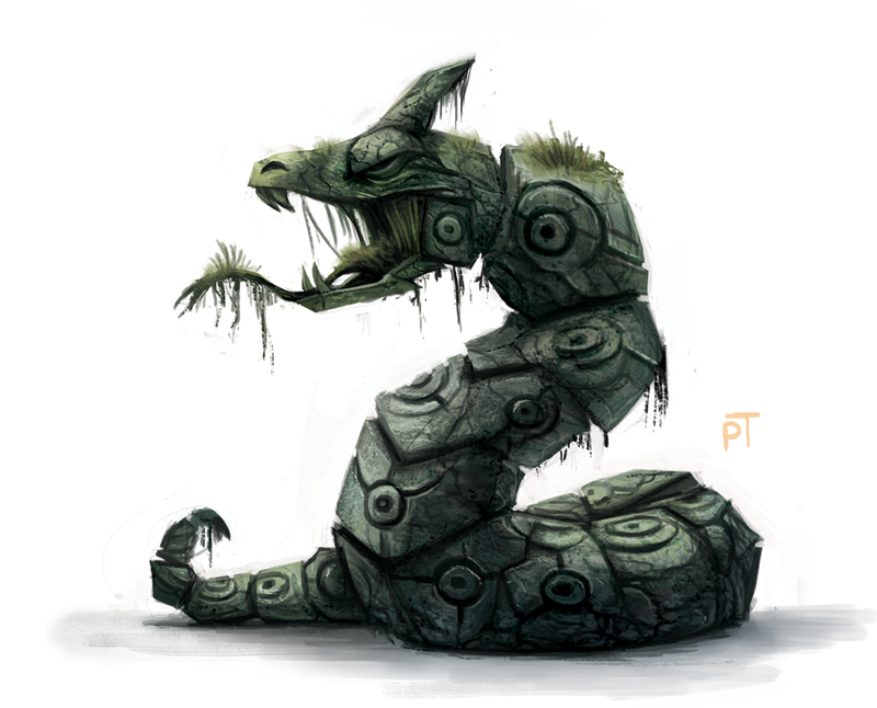 Illustration for article titled That Onix is gonna give me nightmares, and other Pokemon fan-art